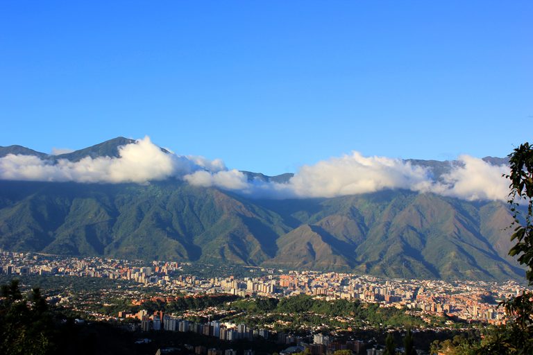El Ávila mountain rising over Caracas